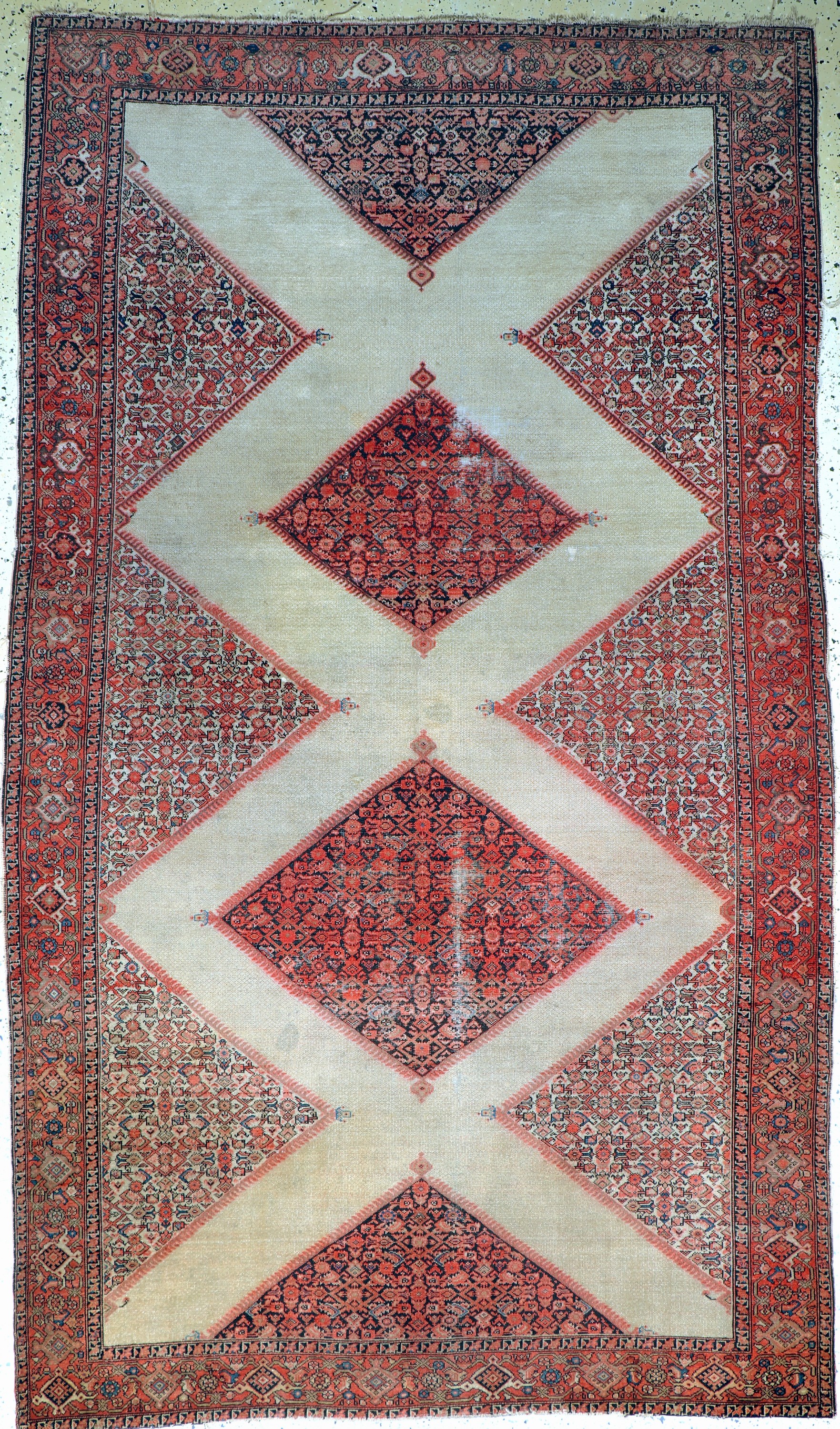 Malayer antik, Persien, 19.Jhd, Wolle auf Baumwolle, ca. 295 x 170 cm, EHZ: 4