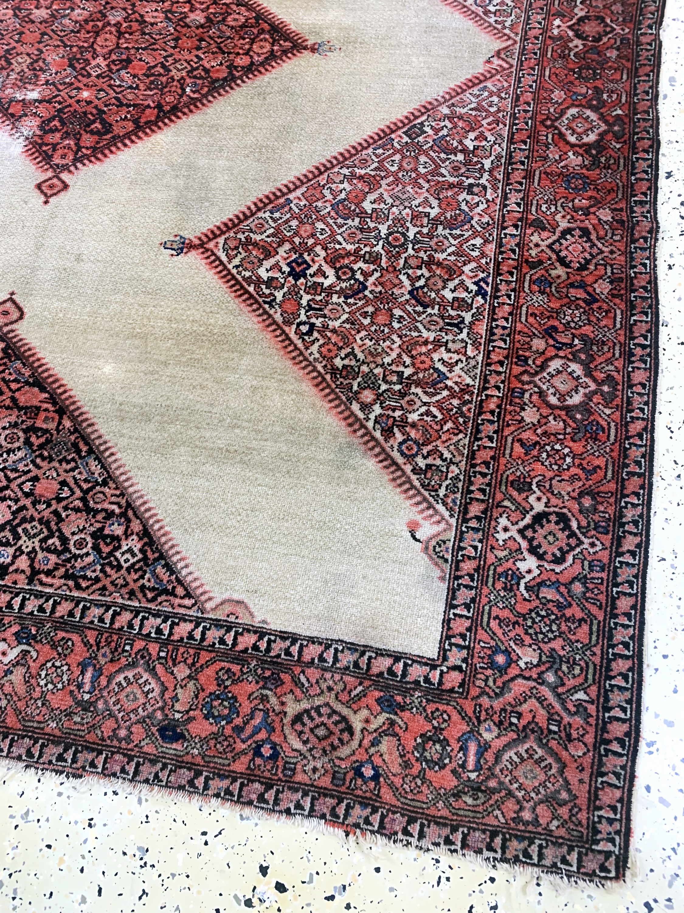 Detail a: Malayer antik, Persien, 19.Jhd, Wolle auf Baumwolle, ca. 295 x 170 cm, EHZ: 4
