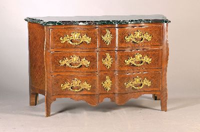 Image 26967966 - Kommode, Louis XIV, Frankreich, um 1900, Mahagonifurnier, dreischübiger Korpus, mit ...