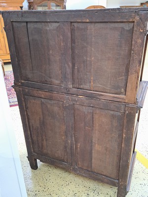 26967968m - Kölner Überbauschrank, Renaissance, 17.Jh., Eiche massiv, zweitüriges ...