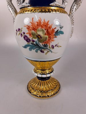 26968345f - Doppelhenkelvase, Meissen, um 1924-33, 2. Wahl, Porzellan, Entwurf Leuteritz, Henkel in ...