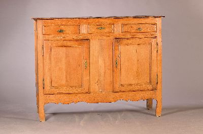 Image 26968351 - Hochkommode, deutsch, 18.Jh., Eiche massiv, zwei Türen und 3 Schubladen, 1 ...