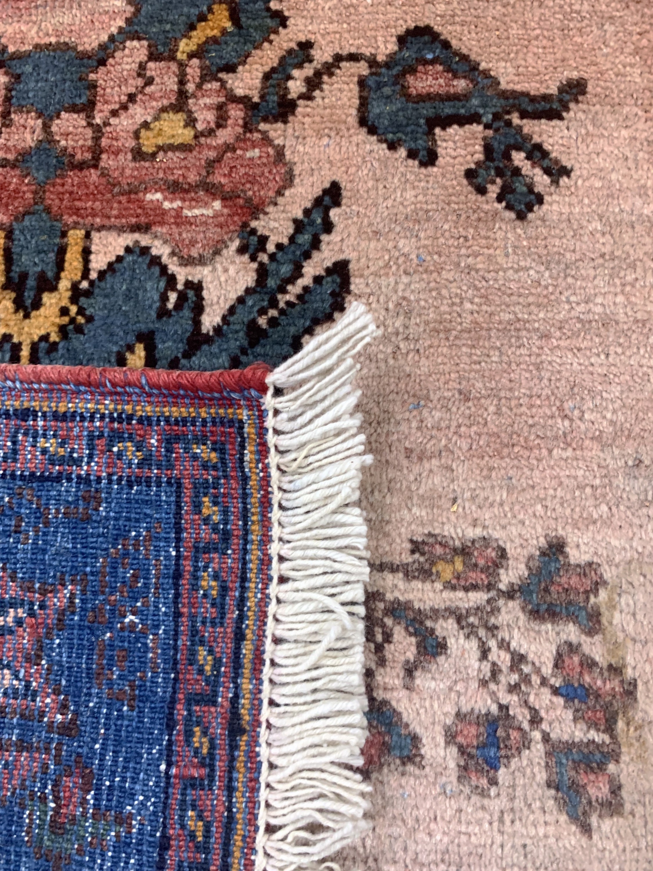 Detail g: Bachtiar alt, Persien, Anfang 20.Jhd, Wolleauf Baumwolle, ca. 205 x 154 cm, gereinigt, EHZ: 2-3, (restauriert)
