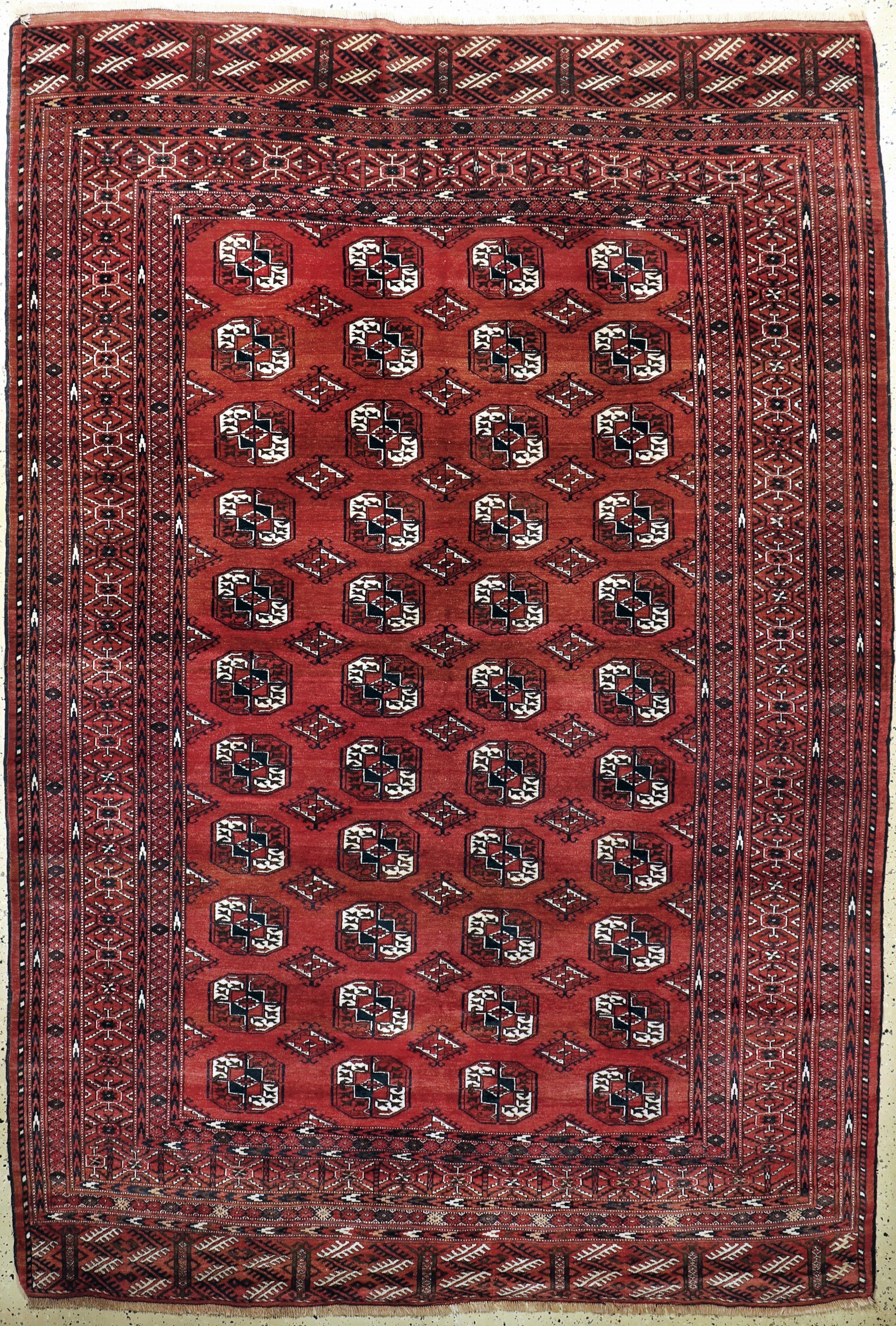 Buchara alt, Rußland, Mitte 20.Jhd, Wolle auf Wolle, ca. 295 x 205 cm, gereinigt, EHZ: 2