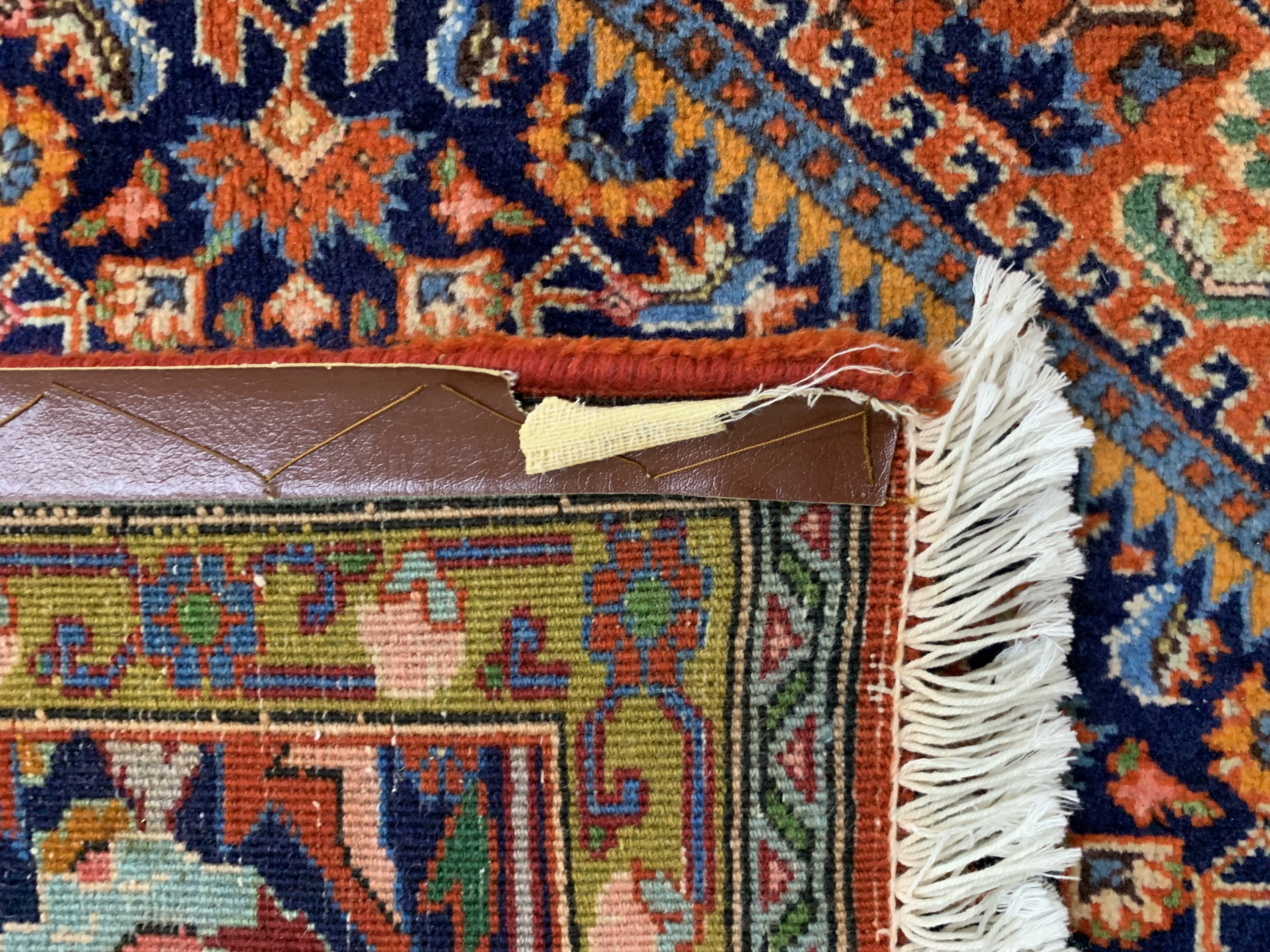 Detail h: Bidjar Kork alt, Persien, Mitte 20.Jhd, Korkwolle auf Baumwolle, ca. 295 x 196 cm, gereinigt, EHZ: 2