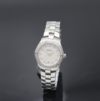 Image EBEL Damenarmbanduhr Classic Sport Referenz 9953Q2S, quarz, Edelstahlgeh. inkl. ...