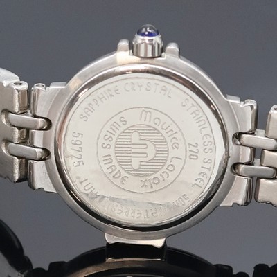 26968792d - MAURICE LACROIX Damenarmbanduhr in Stahl Referenz 59725, Schweiz um 2005, quarz, ...