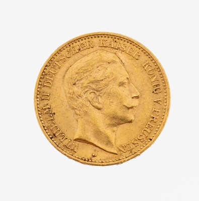 Image 26968967 - Goldmünze 20 Mark 1912, Wilhelm II. Deutscher Kaiser, König von Preussen, ...