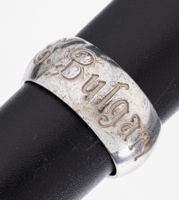 Image 26969201 - BULGARI Ring "Save the Children", 925er Silber, umlaufend Bulgari Schriftzug ...