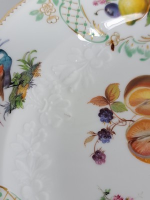 26969208i - 6 flache Teller, Meissen, um 1924-34, Pfeifferzeit, 1. Wahl, Porzellan, reliefiert und ...