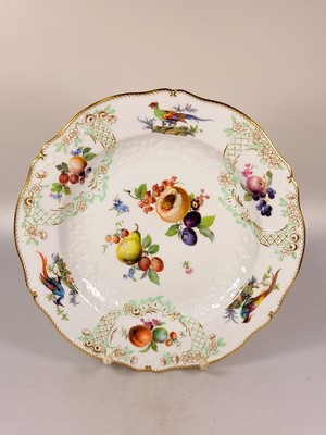 26969208l - 6 flache Teller, Meissen, um 1924-34, Pfeifferzeit, 1. Wahl, Porzellan, reliefiert und ...