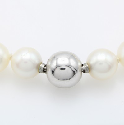 26969283a - Akoyaperlcollier, Wechselkugelschließe WG 750/000, Perld. ca. 7.5-8 mm, L. ca. 51 cm