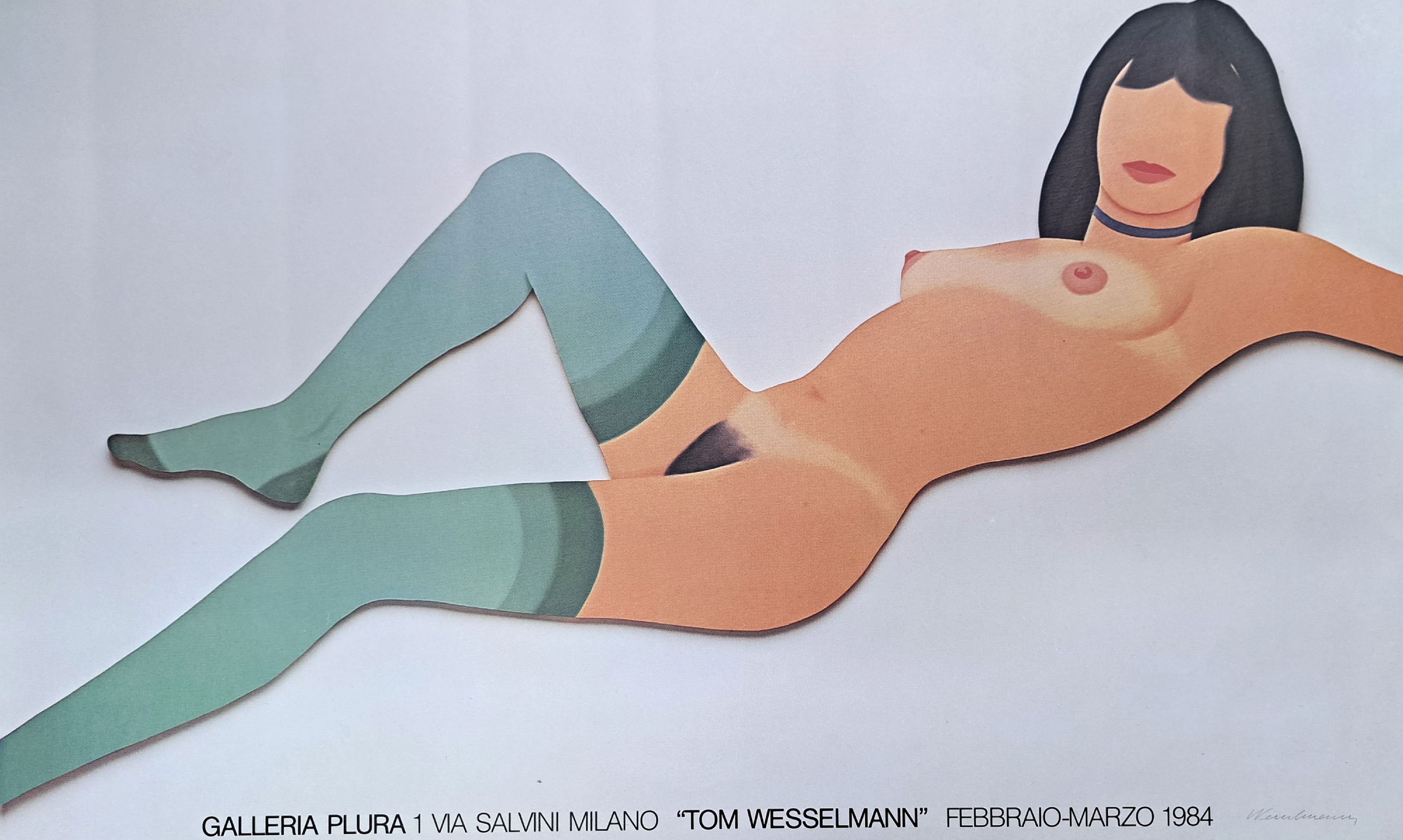 Tom Wesselmann, 1931-2004, Offsetlithografie, handsign., mit leichte knicken, ca. 60x99,5 cm