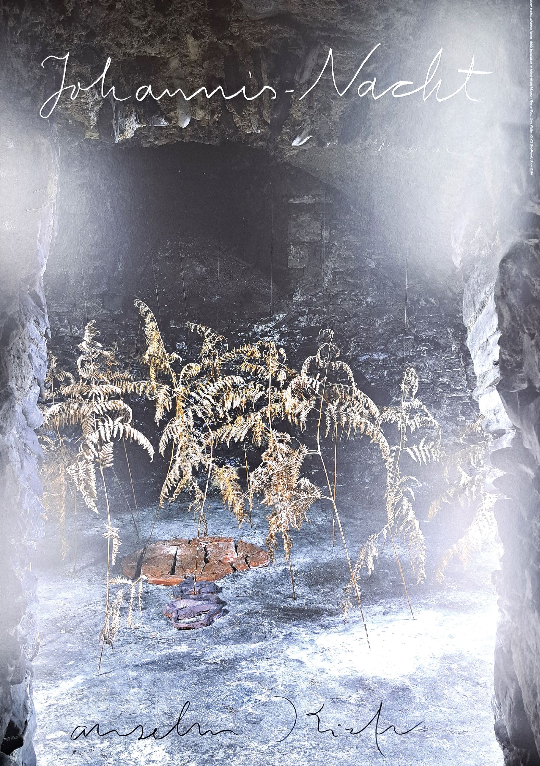 Anselm Kiefer, geb. 1945, "Johannis-Nacht", Mönchehaus Museum Goslar 2014, handsign., Offsetlithografie, ca. 84x59,5 cm