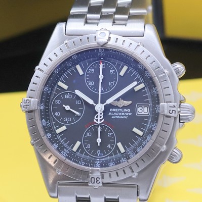 26969487a - BREITLING Chronomat Armbandchronograph Referenz A13050.1, Automatik, Boden und Krone ...