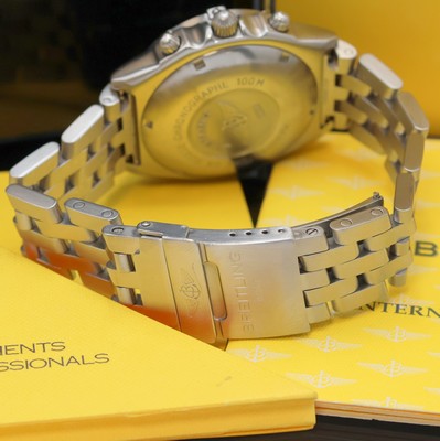 26969487c - BREITLING Chronomat Armbandchronograph Referenz A13050.1, Automatik, Boden und Krone ...