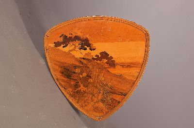 26969529a - Beistelltisch, Emile Gallé, um 1900, mit verschiedenen Edelhölzer eingelegt, ...