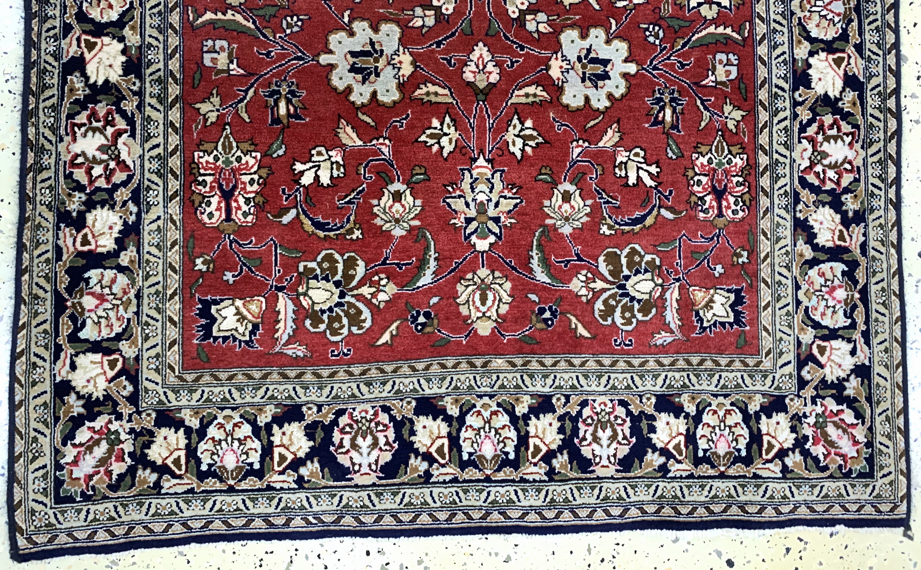 Detail c: Ghom Kork, Persien, Mitte 20.Jhd, Korkwollemit Seide, ca. 160 x 110 cm, EHZ: 2