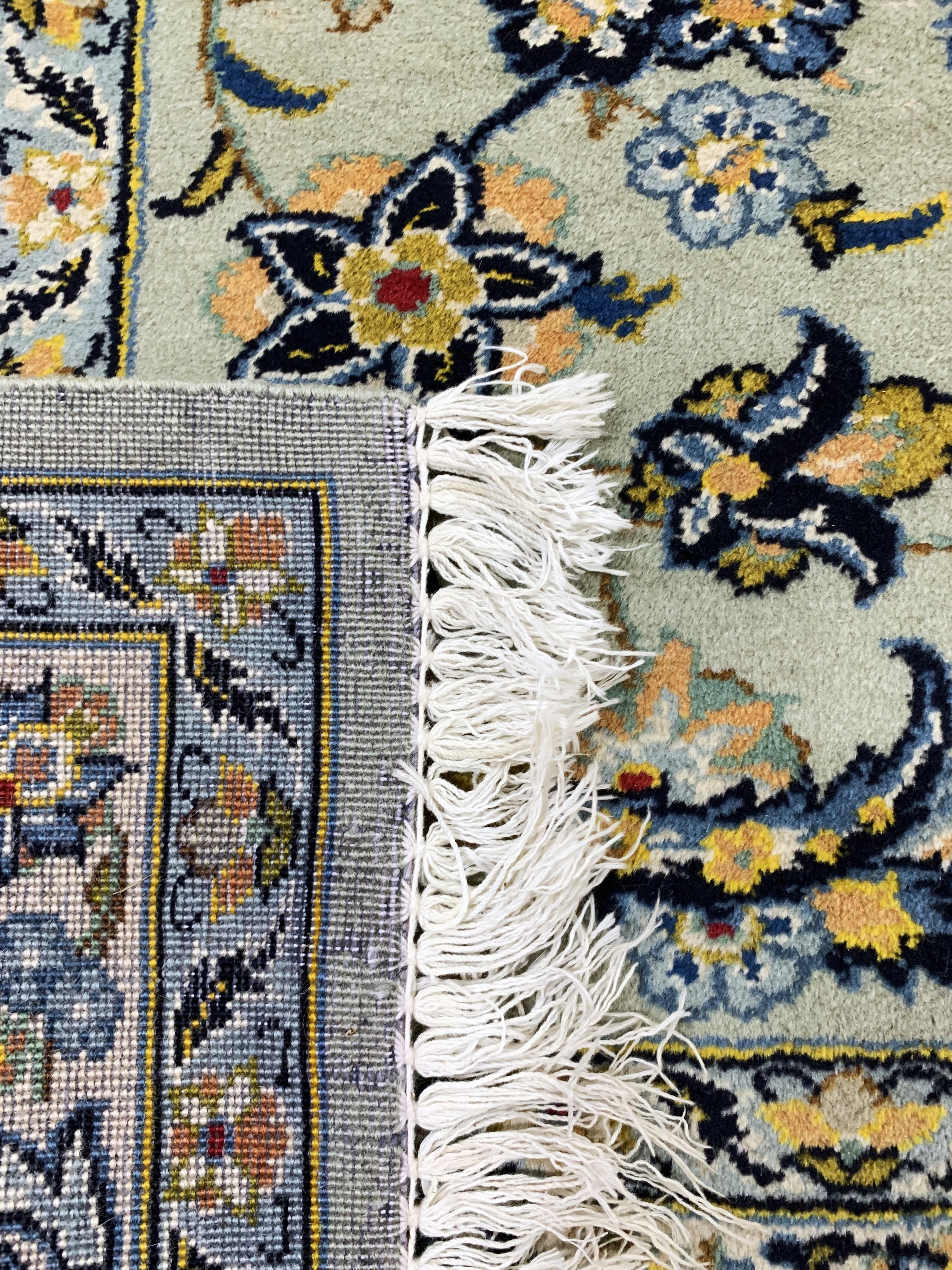 Detail i: Keschan, Persien, Mitte 20.Jhd, Wolle auf Baumwolle, ca. 360 x 265 cm, Reinigungsbedürftig, EHZ: 2