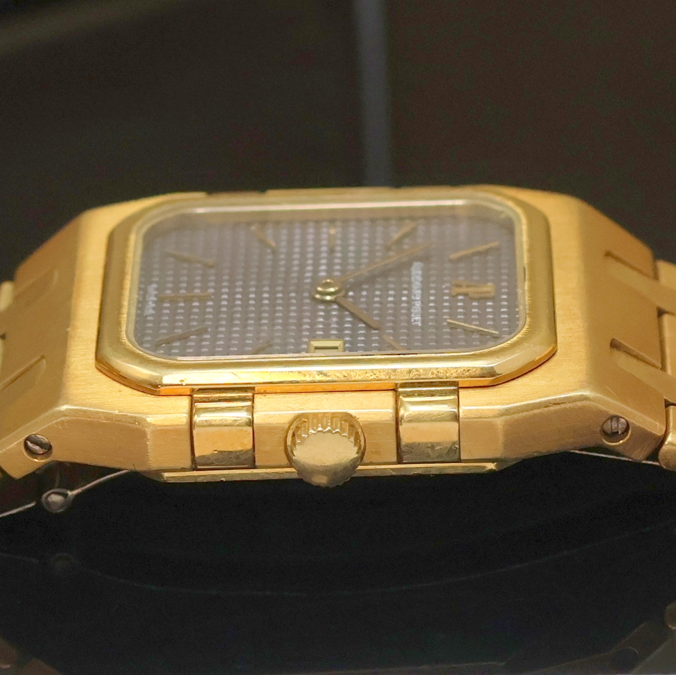 Detail c: AUDEMARS PIGUET Royal Oak seltene Armbanduhr in GG 750/000 Referenz 56049, Schweiz 1980er Jahre, C-Serie, massives Geh. inkl. Gliederband m. ...