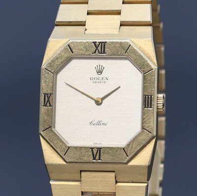 26969821a - ROLEX Herrenarmbanduhr Serie Cellini in GG 750/000 Referenz 4350, Handaufzug, Schweiz um ...