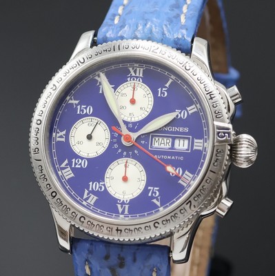 26969978a - LONGINES Lindbergh Special Series Armbandchronograph Referenz L2.618.4, Automatik, ...