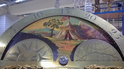 26969993b - Standuhr mit Mondphase und Datum, Jo´s Batty, Halifax, Mitte 18. Jh., einteiliges ...