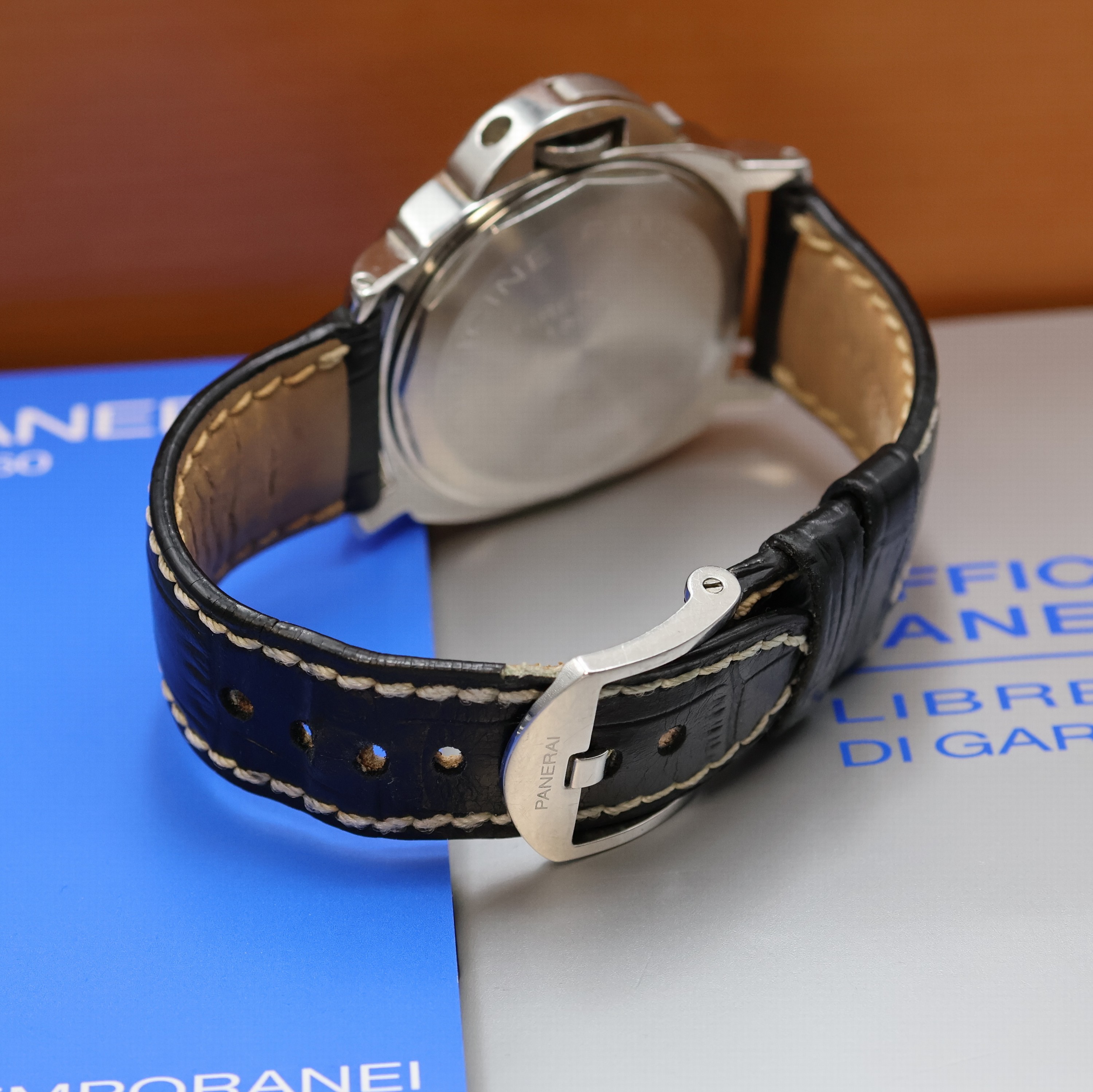 Detail c: PANERAI Herrenarmbanduhr Luminor Power Reserve Referenz OP6525, Automatik, auf 2000 Stück limitierte C-Serie, Chronometer in Edelstahl inkl. ...