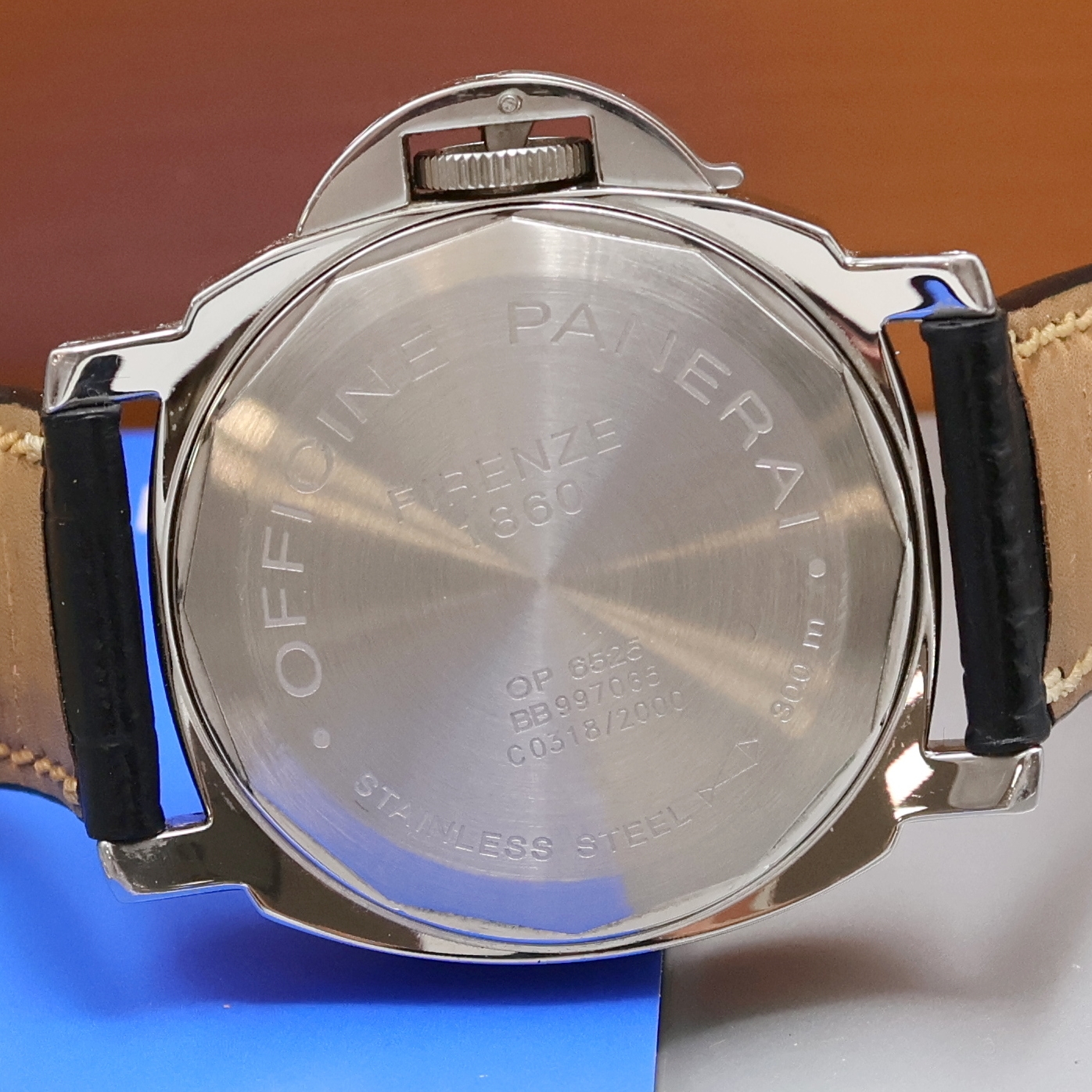 Detail g: PANERAI Herrenarmbanduhr Luminor Power Reserve Referenz OP6525, Automatik, auf 2000 Stück limitierte C-Serie, Chronometer in Edelstahl inkl. ...
