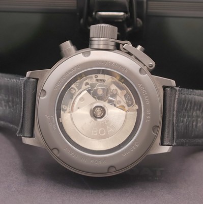 26970021e - U-BOAT Italo Fontana Herrenarmbanduhr mit Chronograph Modell Flightdeck, Automatik, ...