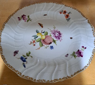 26970155c - Serviceteile, Meissen, ausgehendes 19.Jh., Neubrandenstein-Relief, Frucht- und ...