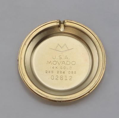 26970848g - MOVADO frühe Museumswatch Armbanduhr für den amerikanischen Markt in GG ...