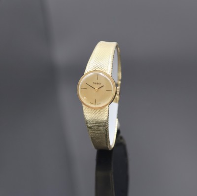 Image 26970850 - TISSOT Damenarmbanduhr in GG 585/000, Schweiz um 1970, Handaufzug, 2-teil. Geh., Boden ...
