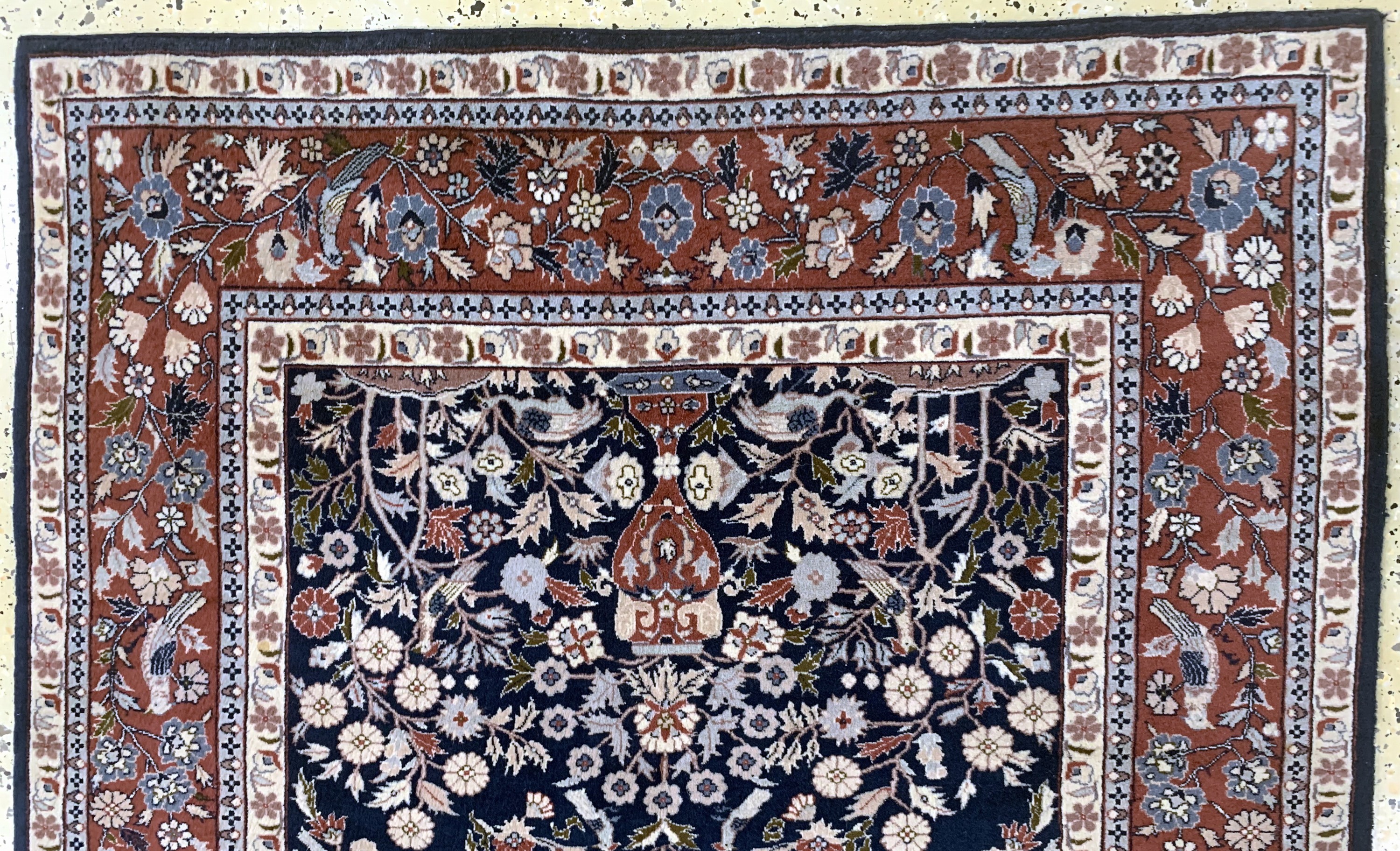 Detail a: Sarogh, China, Ende 20.Jhd, Wolle auf Baumwolle, ca. 183 x 122 cm, EHZ: 2(ohne Fransen)