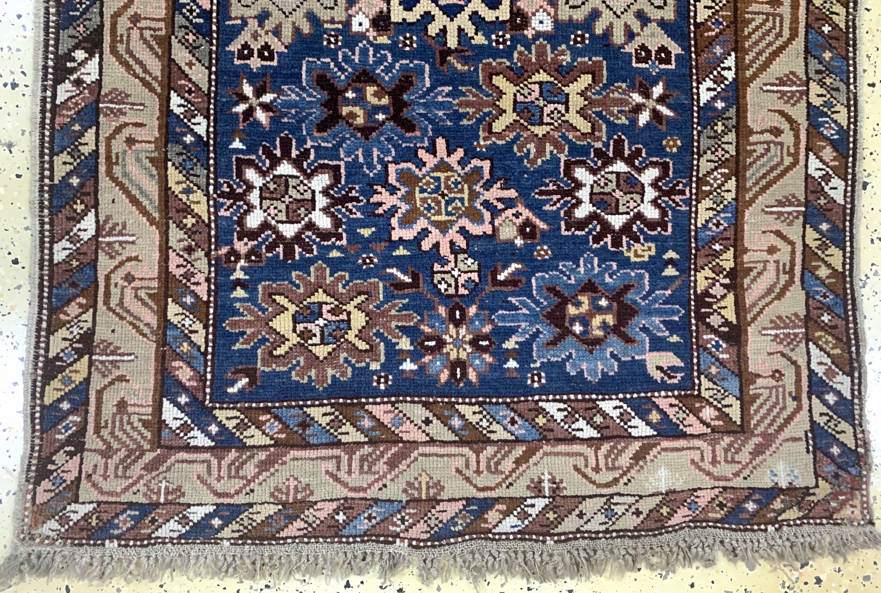Detail b: Kazak antik, Kaukasus, 19.Jhd, Wolle auf Wolle, ca. 162 x 92 cm, EHZ: 3