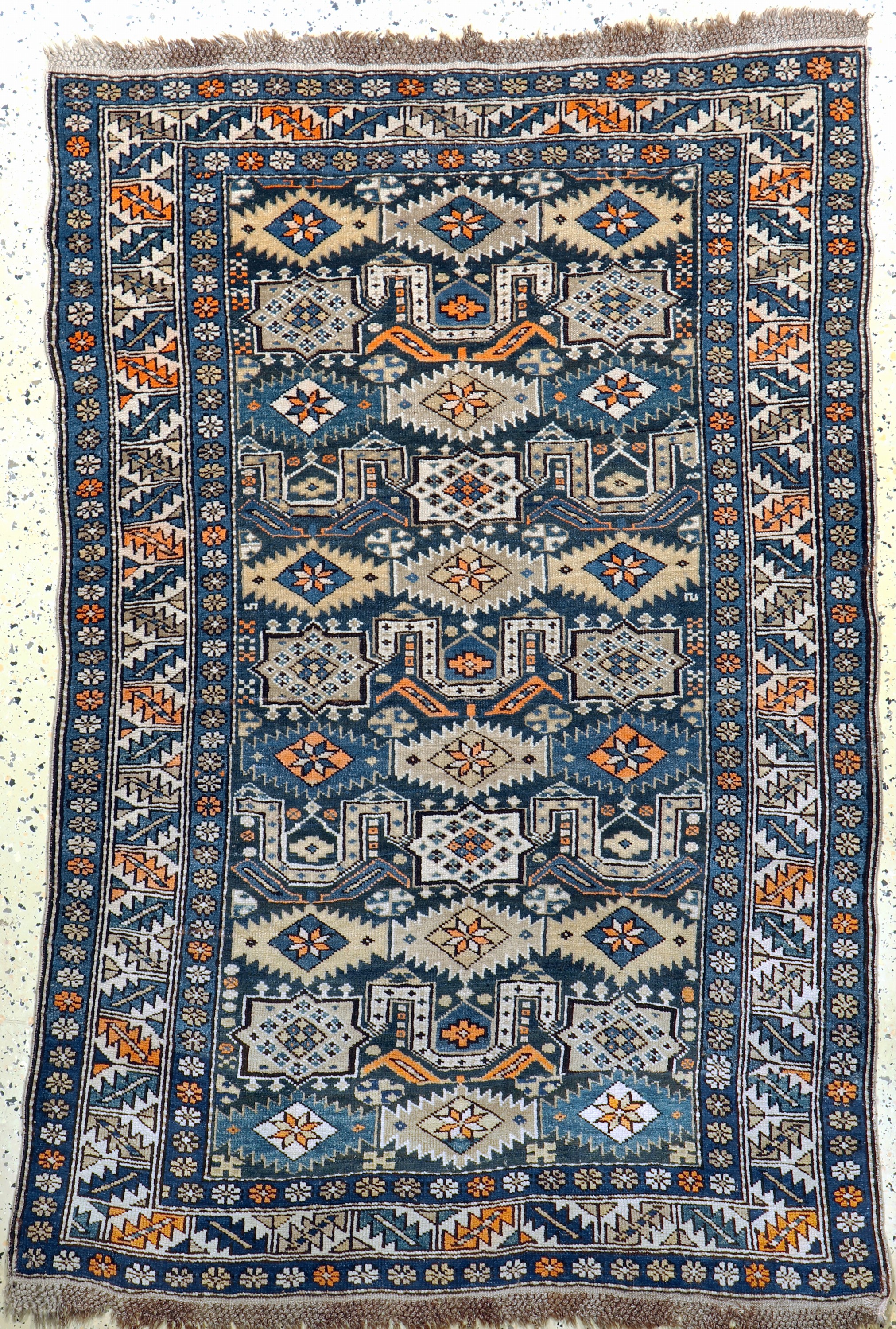 Schirwan antik, Kaukasus, 19.Jhd, Wolle auf Wolle, ca. 156 x 105 cm, EHZ: 2