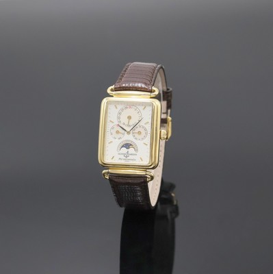 Image 26970936 - ULYSSE NARDIN Michelangelo Armbanduhr mit Vollkalender in GG 750/000 Referenz 161-42, ...
