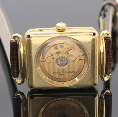 26970936e - ULYSSE NARDIN Michelangelo Armbanduhr mit Vollkalender in GG 750/000 Referenz 161-42, ...