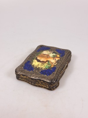 26970943c - Deckeldose, wohl Mario Buccelati, Italien, 20.Jh., 800er-Silber, innenvergoldet, ...