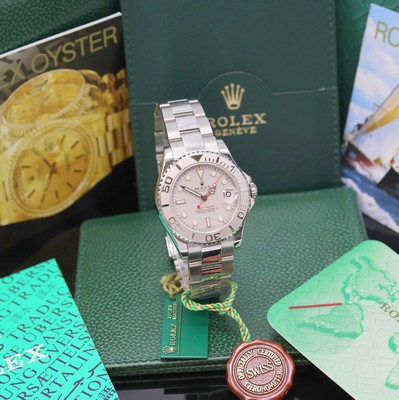 26971246b - ROLEX Mediumarmbanduhr Oyster Perpetual Date Yacht-Master Referenz 168622, Automatik, LC ...