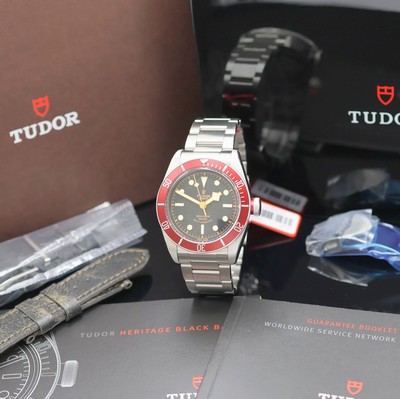 Image TUDOR nahezu neuwertige Herrenarmbanduhr Black Bay Heritage Referenz 79220R, Automatik, ...