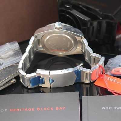 26971252c - TUDOR nahezu neuwertige Herrenarmbanduhr Black Bay Heritage Referenz 79220R, Automatik, ...