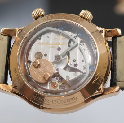 26971702g - Jaeger-LeCoultre Master Control Memovox seltener Armbandwecker in RG 750/000 Referenz ...