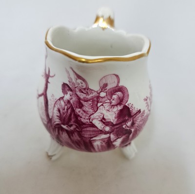 26972196c - Milchkännchen/Sahnekännchen, Frankenthal, CT-Marke, um 1770-90, Porzellan, ...
