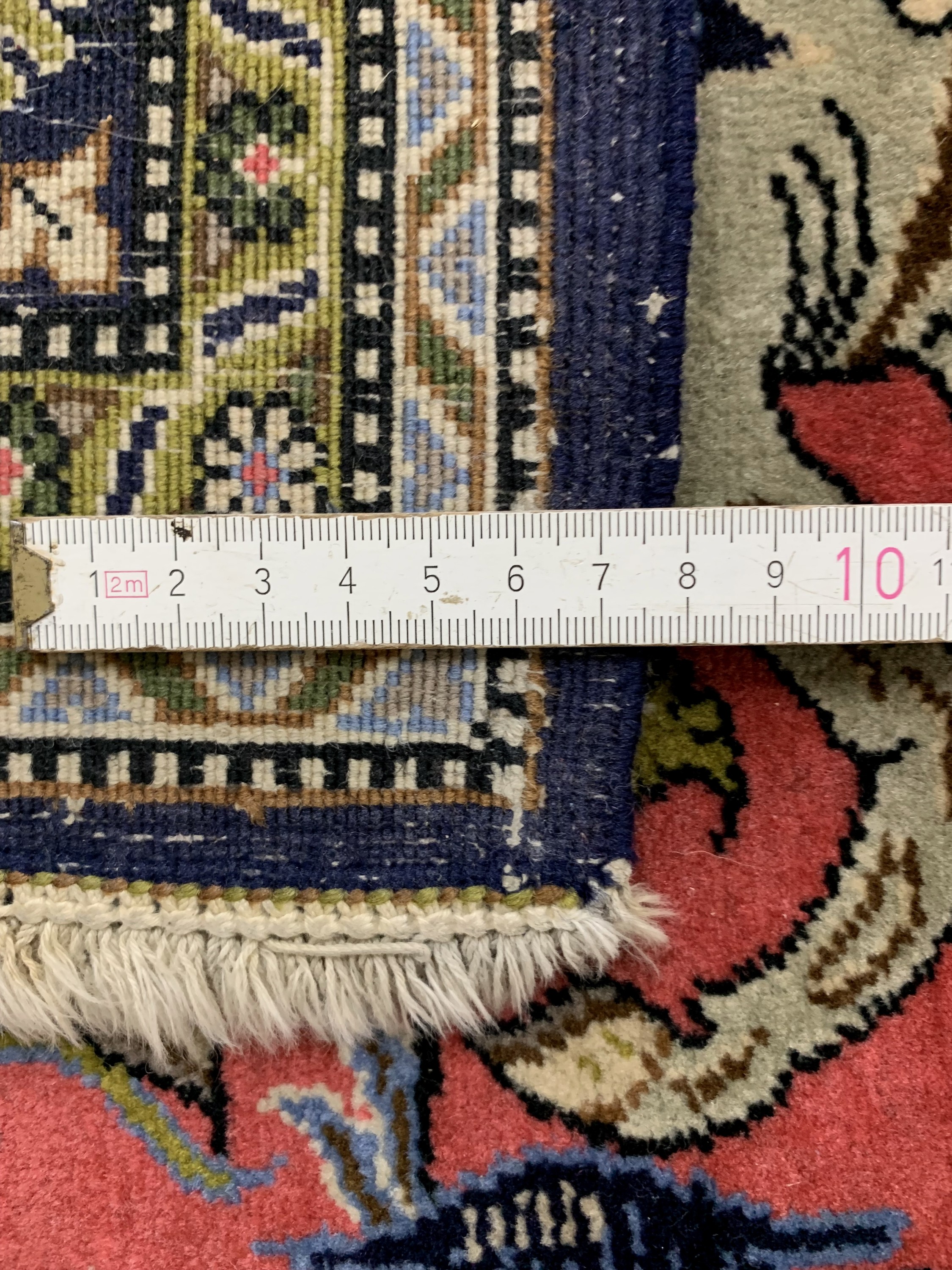Detail d: Ghom Kork, Persien, Mitte 20.Jhd, Korkwollemit Seide, ca. 210 x 150 cm, EHZ: 2
