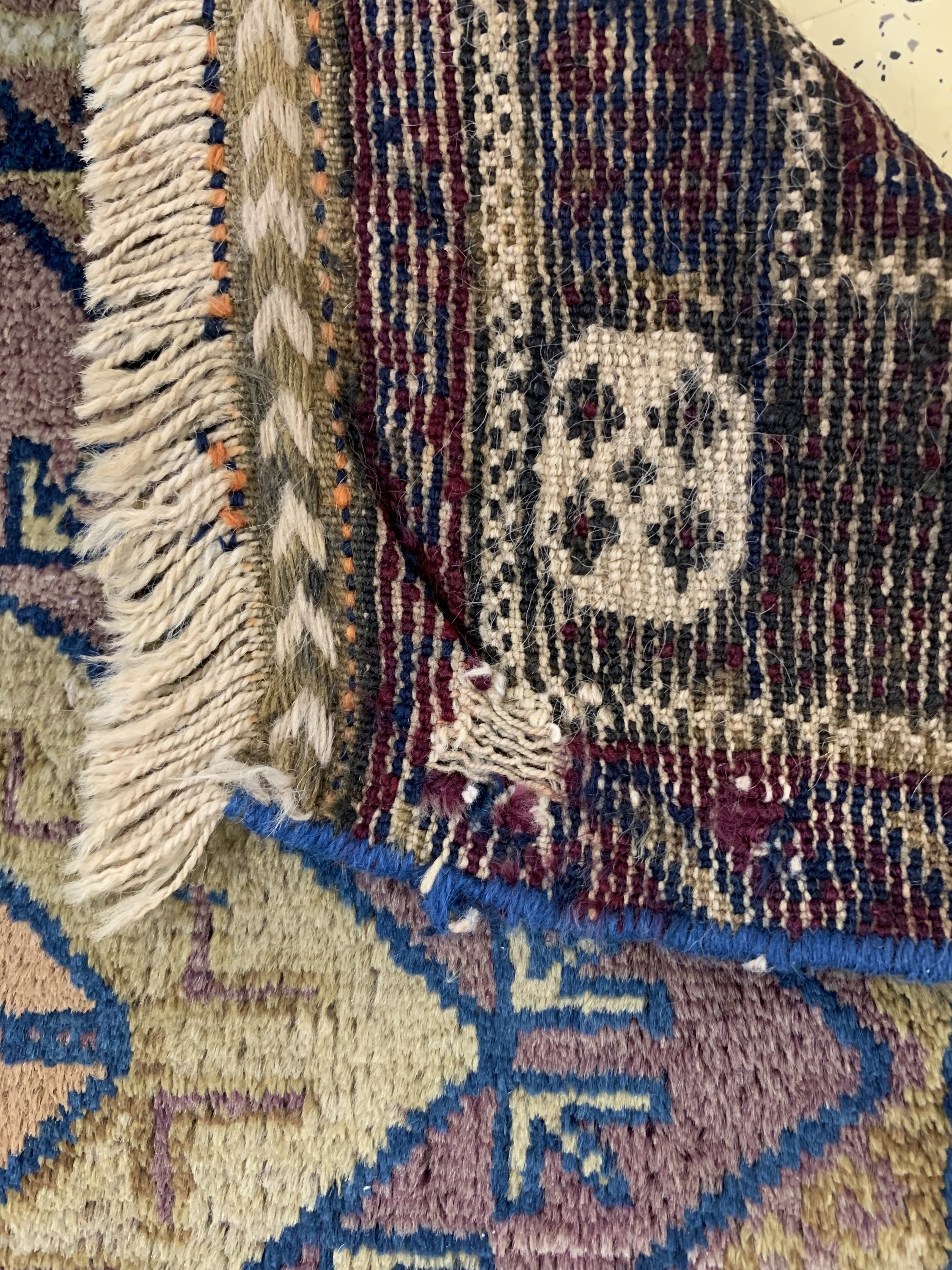 Detail d: Konvolut aus 3 Taschenfronten, Belutschistan, Persien, um 1900, Wolle auf Wolle, ca. 80 x 80 cm, EHZ: 2-3