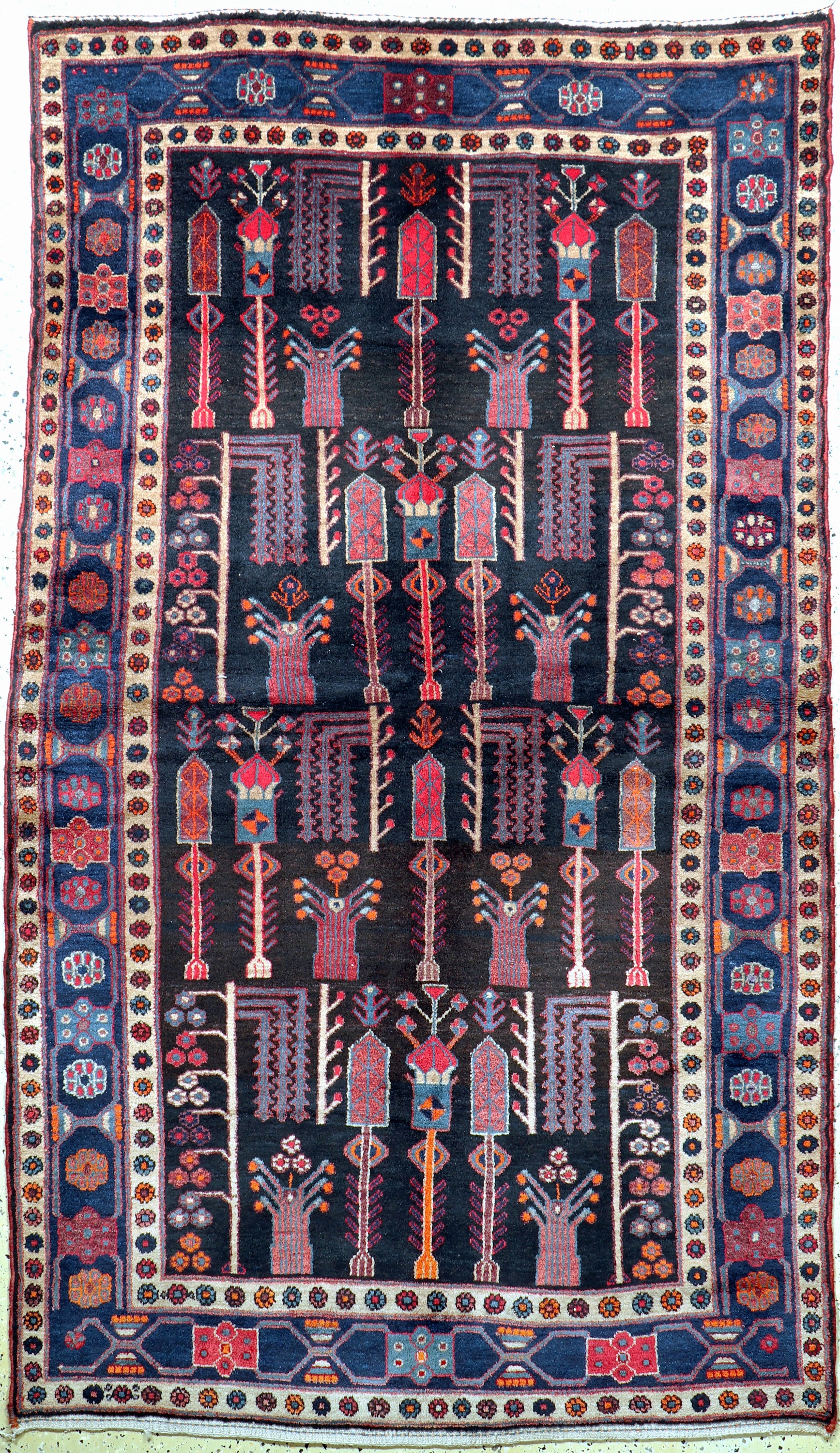 Kordi Bidjar, Persien, Mitte 20.Jhd, Wolle auf Baumwolle, ca. 250 x 148 cm, EHZ: 2