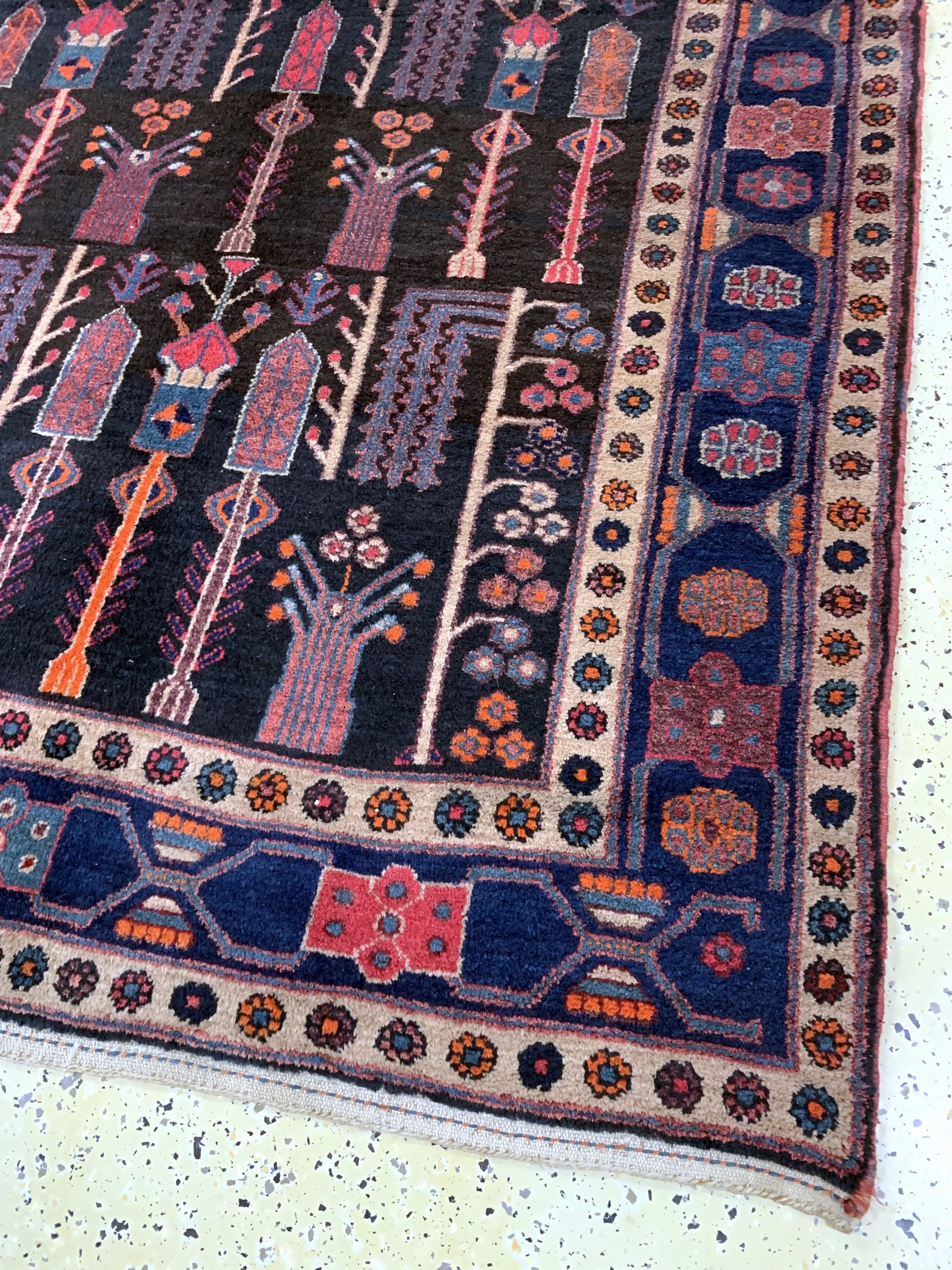 Detail a: Kordi Bidjar, Persien, Mitte 20.Jhd, Wolle auf Baumwolle, ca. 250 x 148 cm, EHZ: 2
