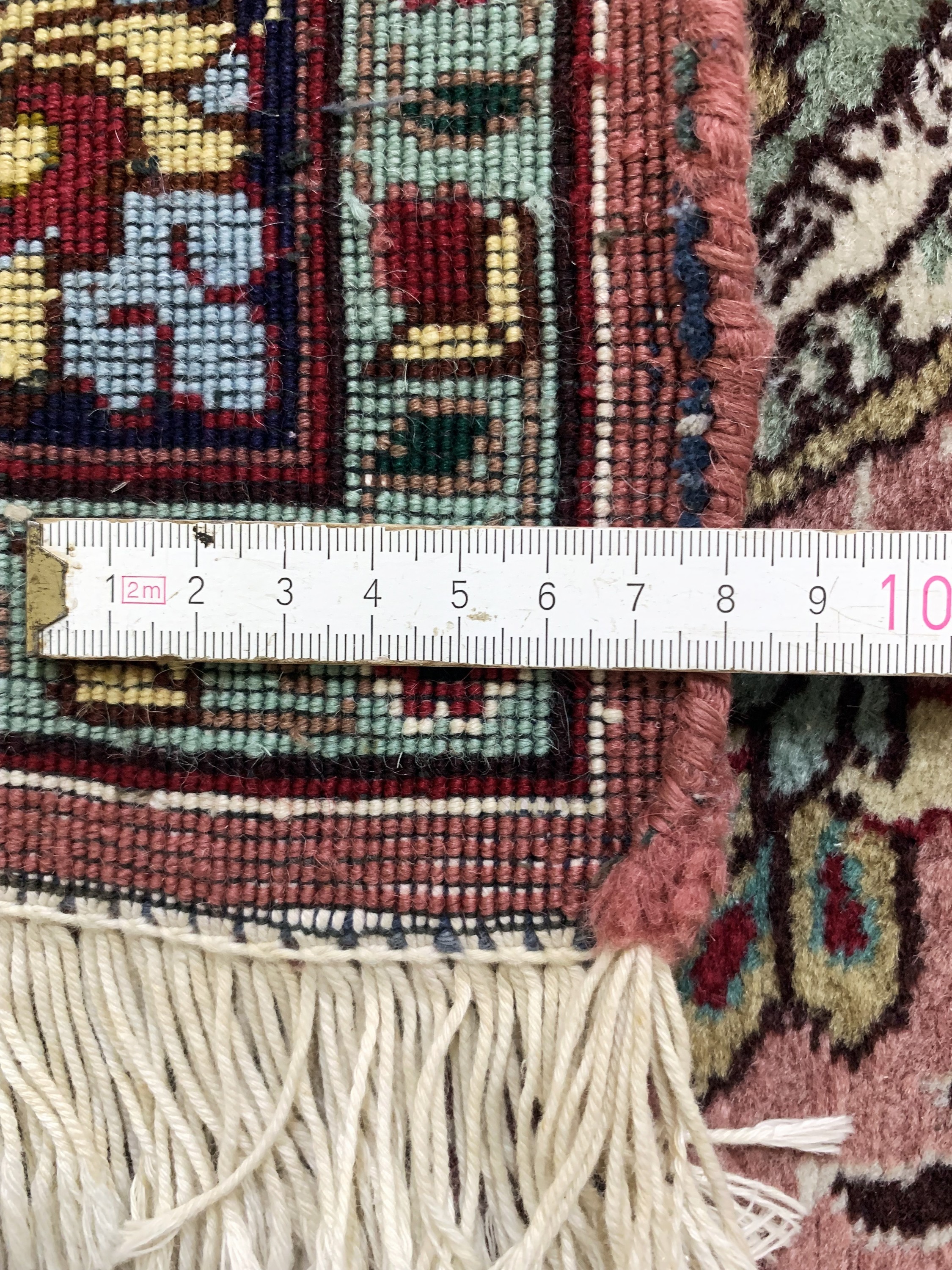 Detail f: Täbriz(40 Raj), Persien, Mitte 20.Jhd, Wolle auf Baumwolle, ca. 400 x 89 cm, EHZ: 2