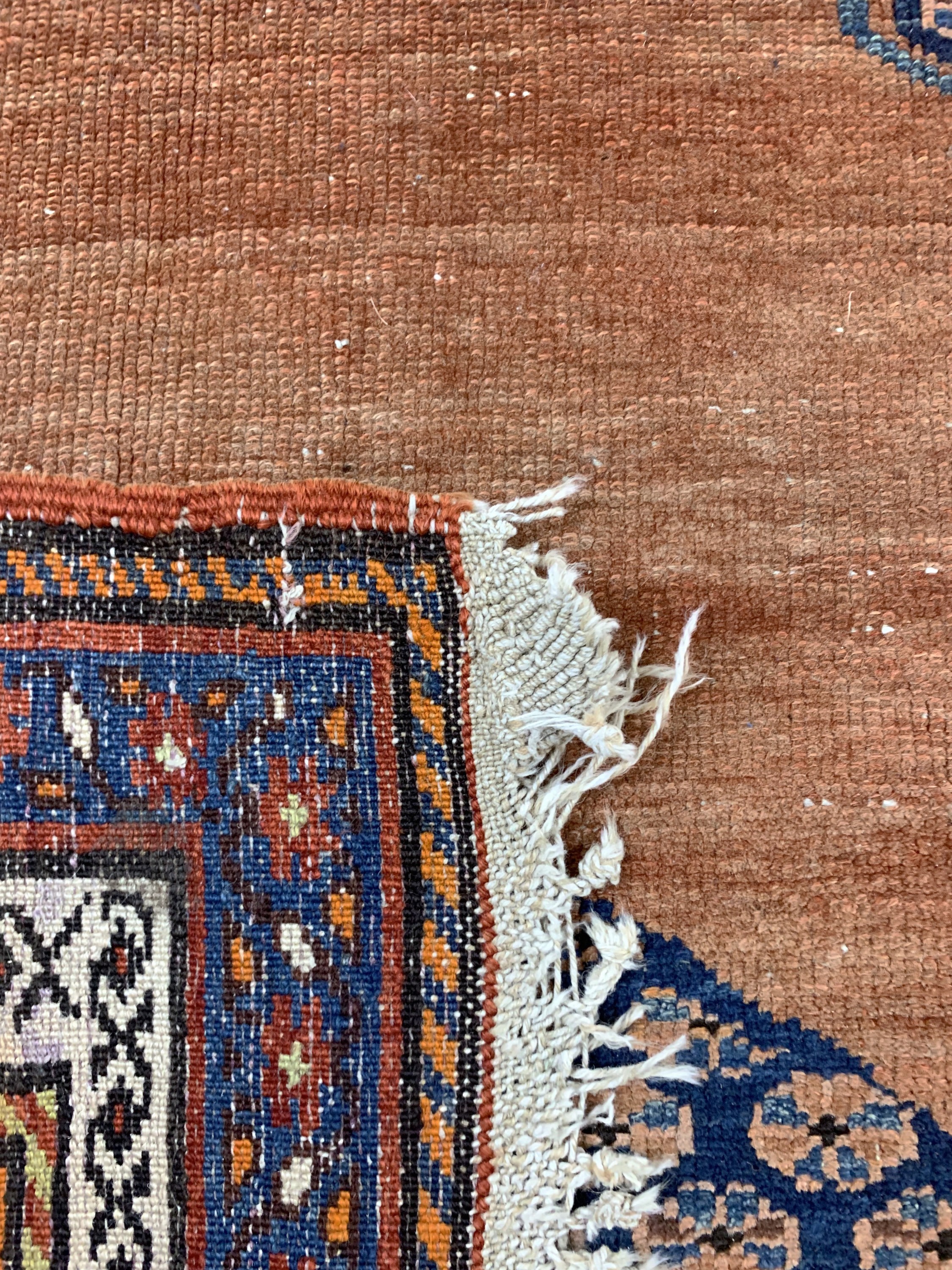 Detail h: Antiker Malayer, Persien, um 1900, Wolle auf Baumwolle, ca. 380 x 200 cm, EHZ: 3-4